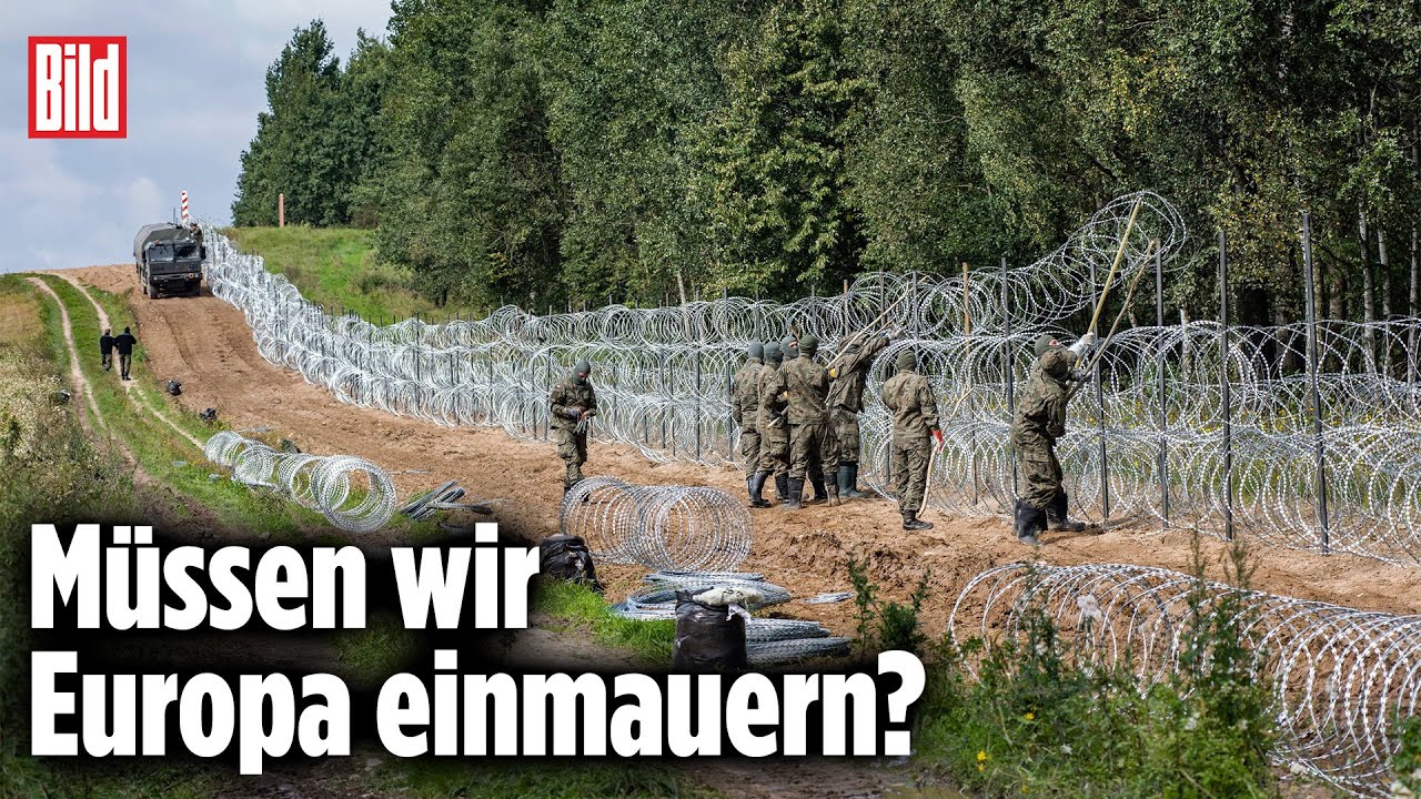 Polen baut riesigen Flüchtlings-Grenzwall zu Belarus