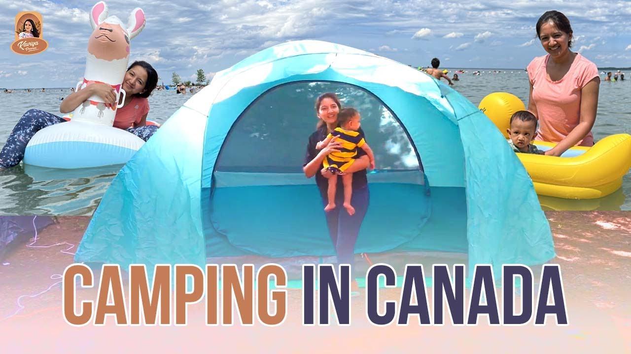 First Time Camping with Baby | Sibbald Point - Canada | Tamil Vlog | KaviyaPraveen
