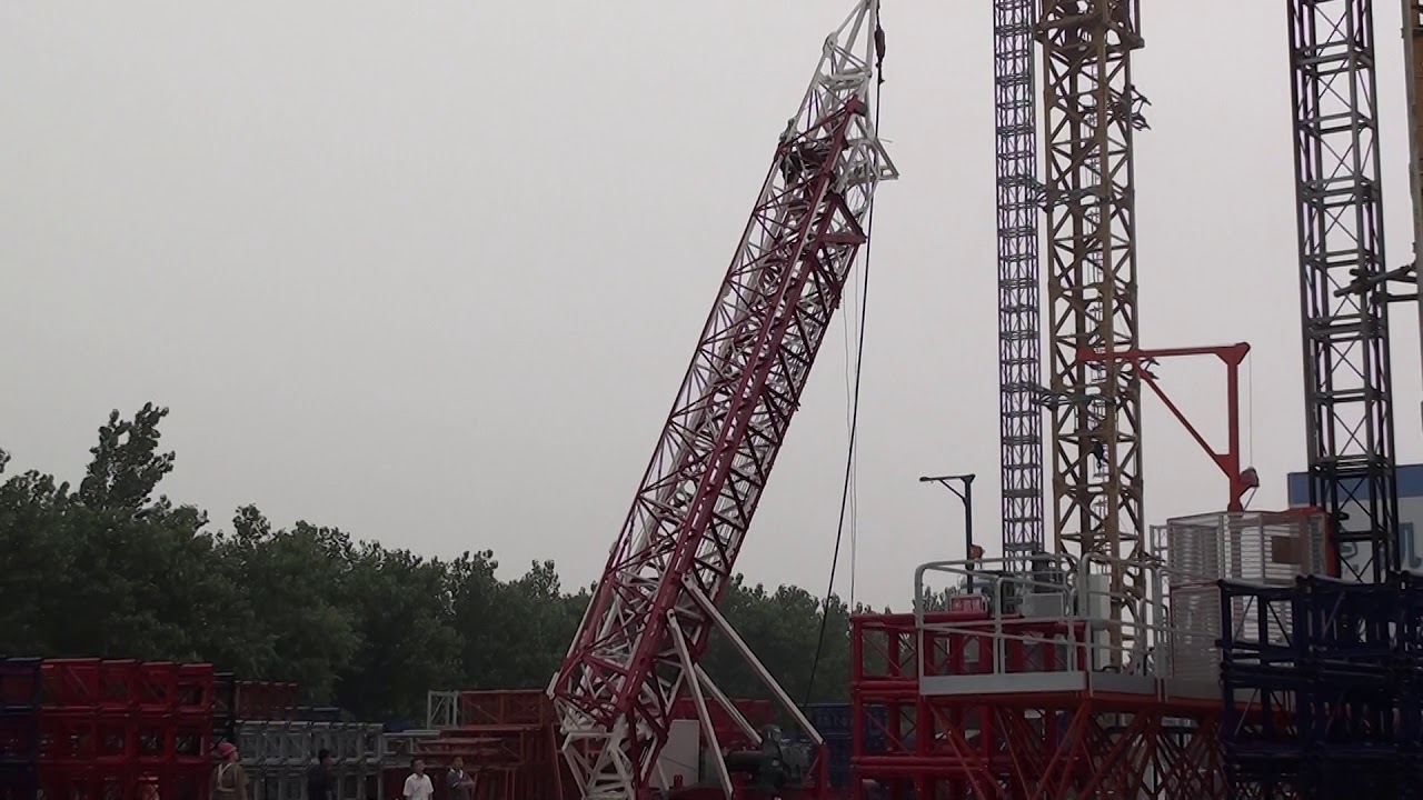 Step 1, Self Raising, Self Erecting, Fast Erecting Tower Crane