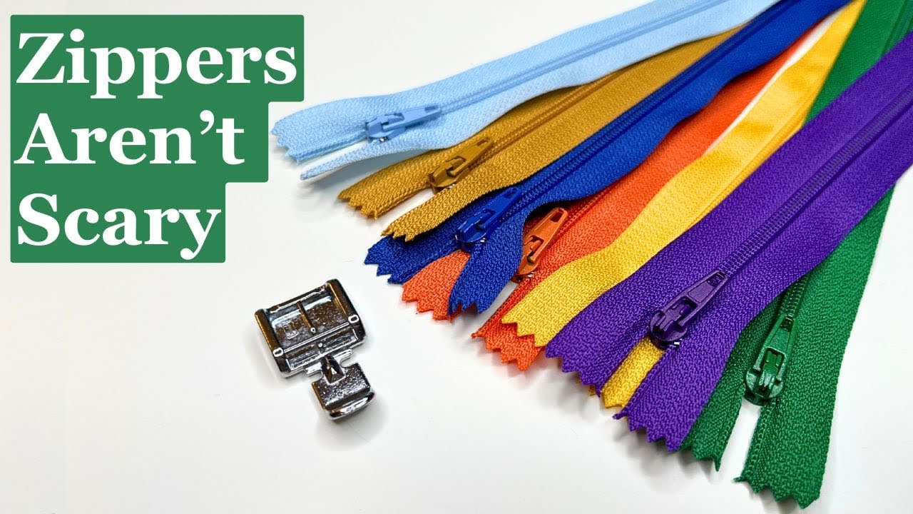 How To Sew A Zipper (It's Easier Than You Think)