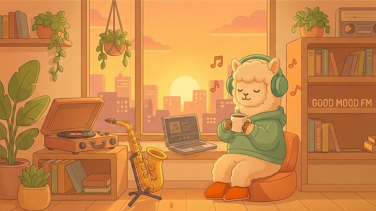 3 Hours of Good Mood Frequencies ☕️ Jazz Lofi for Deep Focus & Anxiety Relief