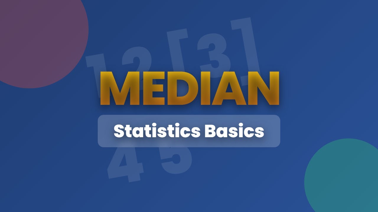 What is the Median? Statistics Basics Explained (50th Percentile)