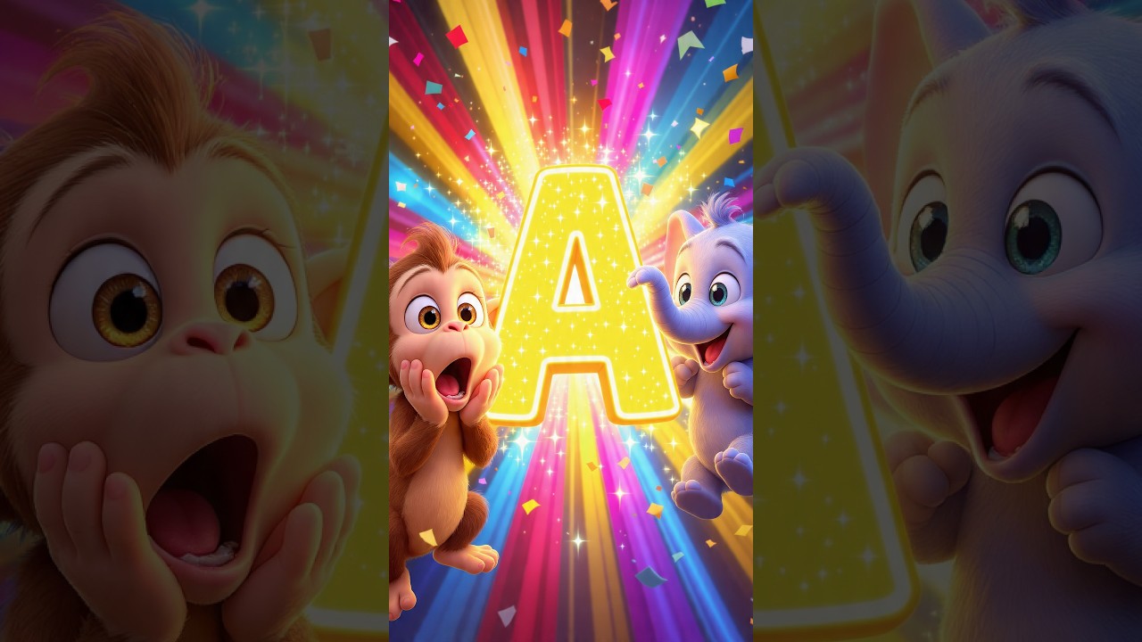 Story Pop Kids Animated  ABC Song with Jungle Animals 🐒🦚 | Educational Kids Song.
