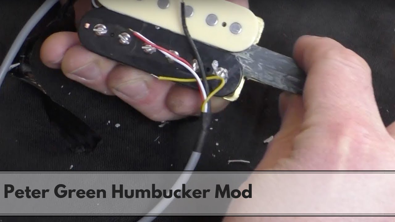 Peter Green Humbucker mod (magnet flip)