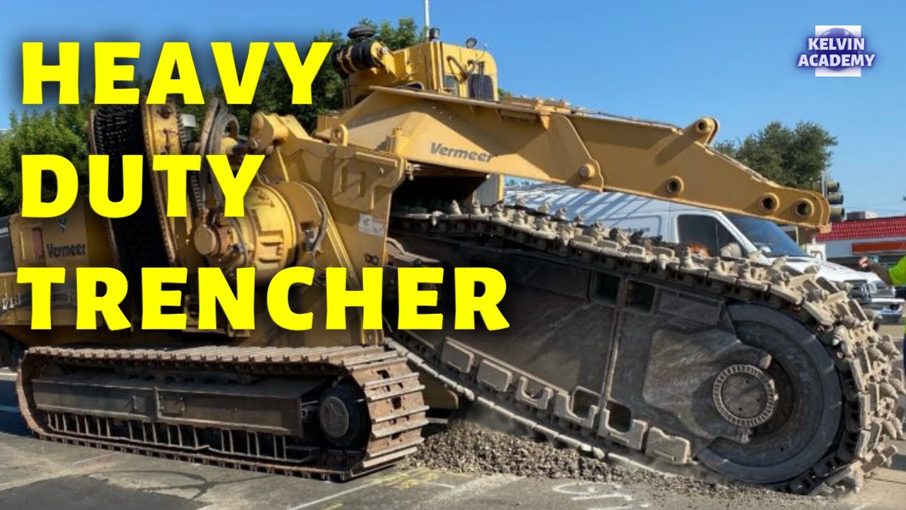 💥🔥 MEGA 🚧 Heavy Duty Chain TRENCHETR at Work