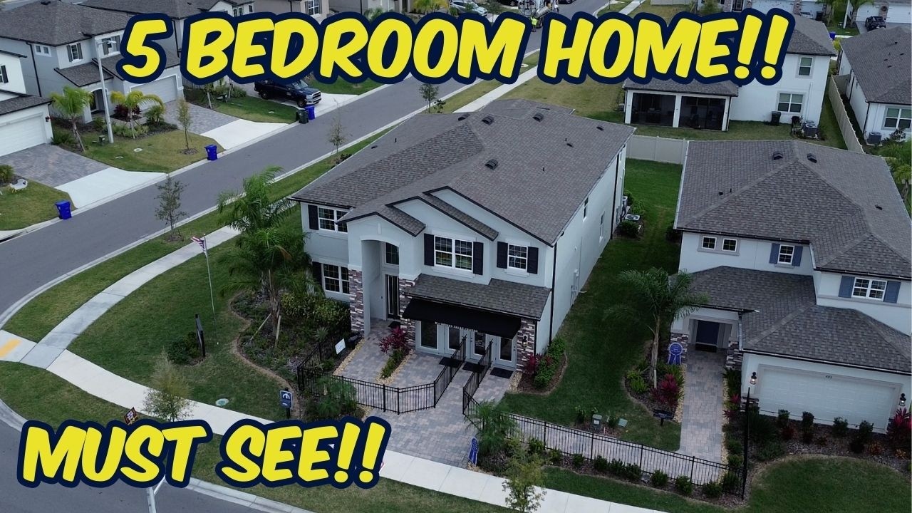 Новые дома с 5 спальнями на продажу в Лейкленде, Флорида | M:I Homes Mira Lago C|