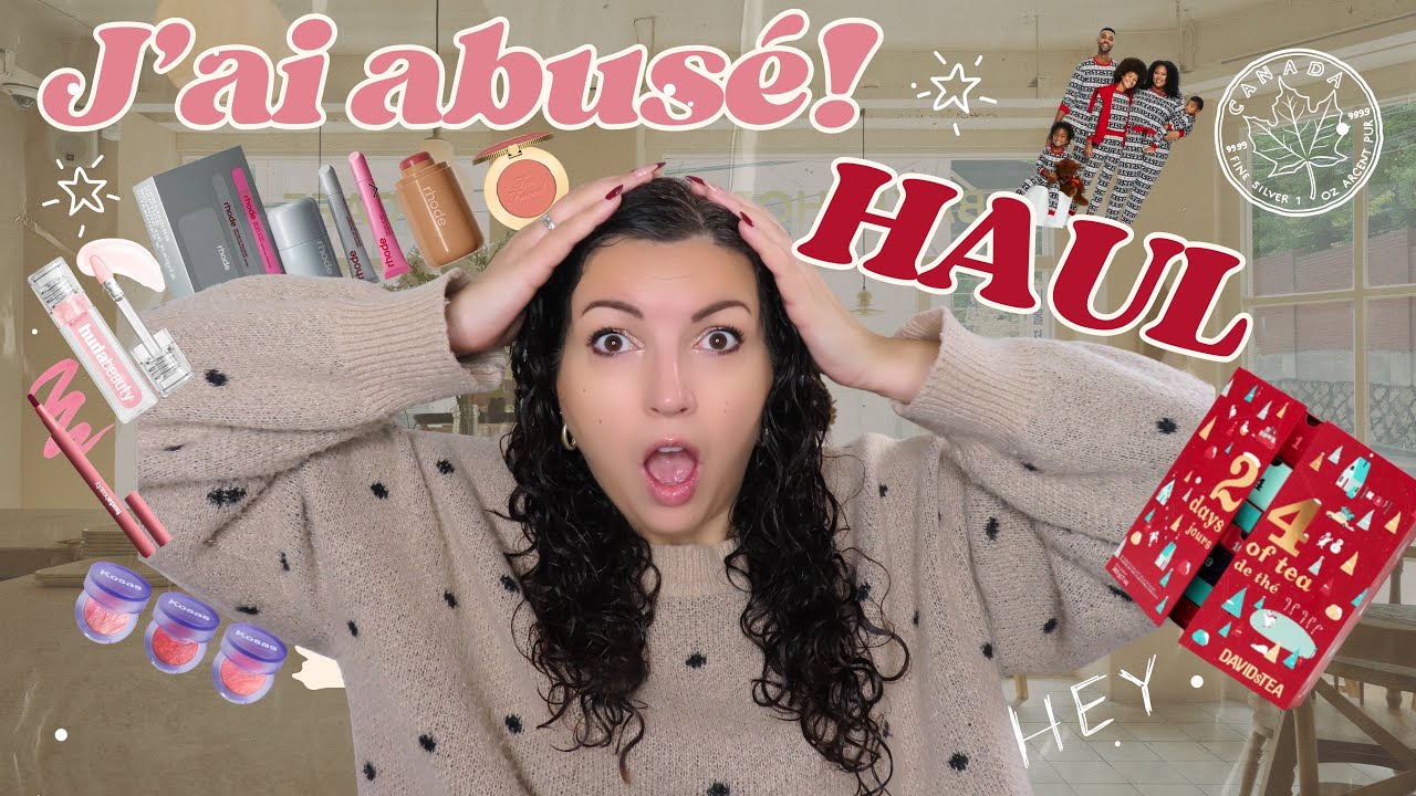 Achats 🛍️Nouveautés💸 J'ai été faible! {SEPHORA💄WALMART🎄DAVIDs TEA 🫖TIGRE GÉANT}