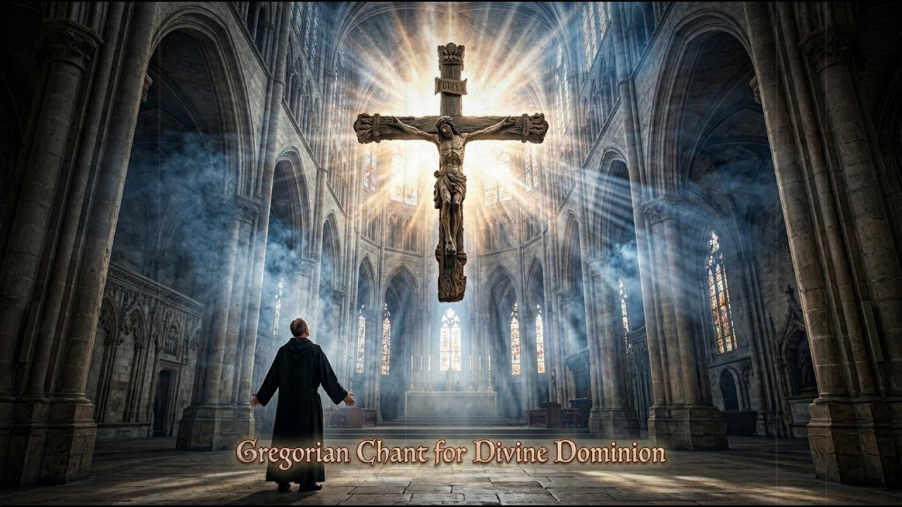 Gregorian Chant for Healing Sleep and Holy Night Serenity | Benedictine Ambience, Sacred Reflection