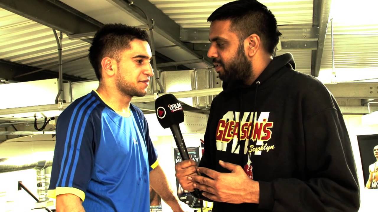 'ALL MY OPPONENTS WILL WANT TO KNOCK ME OUT' - HAROON KHAN INTERVIEW FOR iFILM LONDON / OLIVER'S GYM