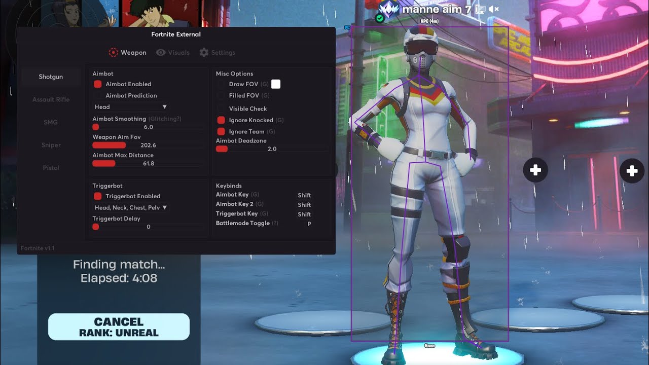 CHEATING With The Best Fortnite CHEAT in UNREAL Ranked (Solaris Cheat)