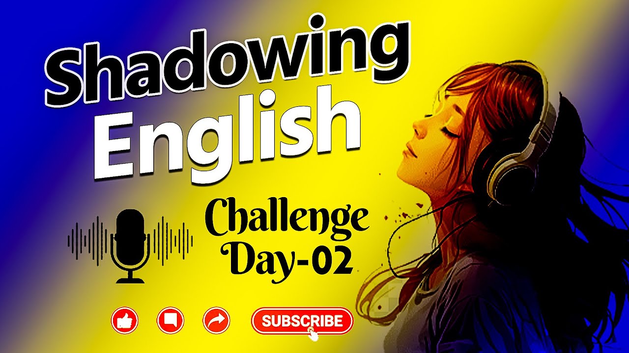English Shadowing Practice – Listening & Speaking | Day 2 | A1-B1 Level