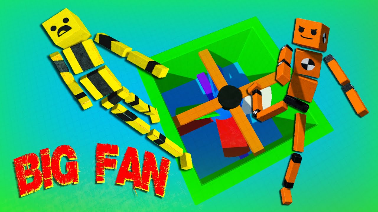 Ragdolls Flight, Big Fan, Ragdoll Destruction • Fun with Ragdolls 2.0
