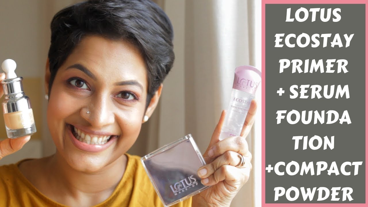 Lotus Make-Up Ecostay Primer, Foundation & Compact Powder |JoyGeeks|