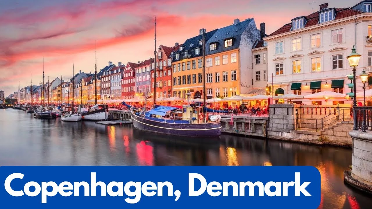 Copenhagen: Relaxing 4K Drone Tour