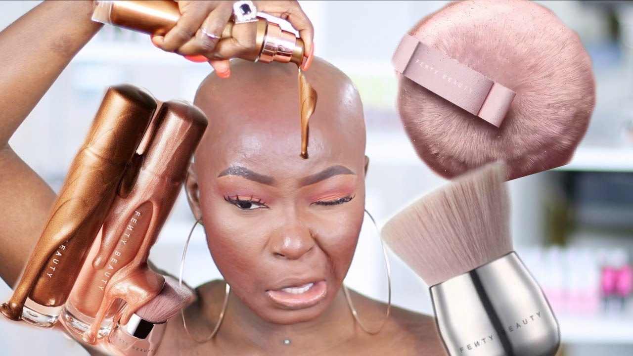 I PUT FENTY BEAUTY BODY LAVA ON MY HEAD!! | FAIRY POMPO | Shalom Blac