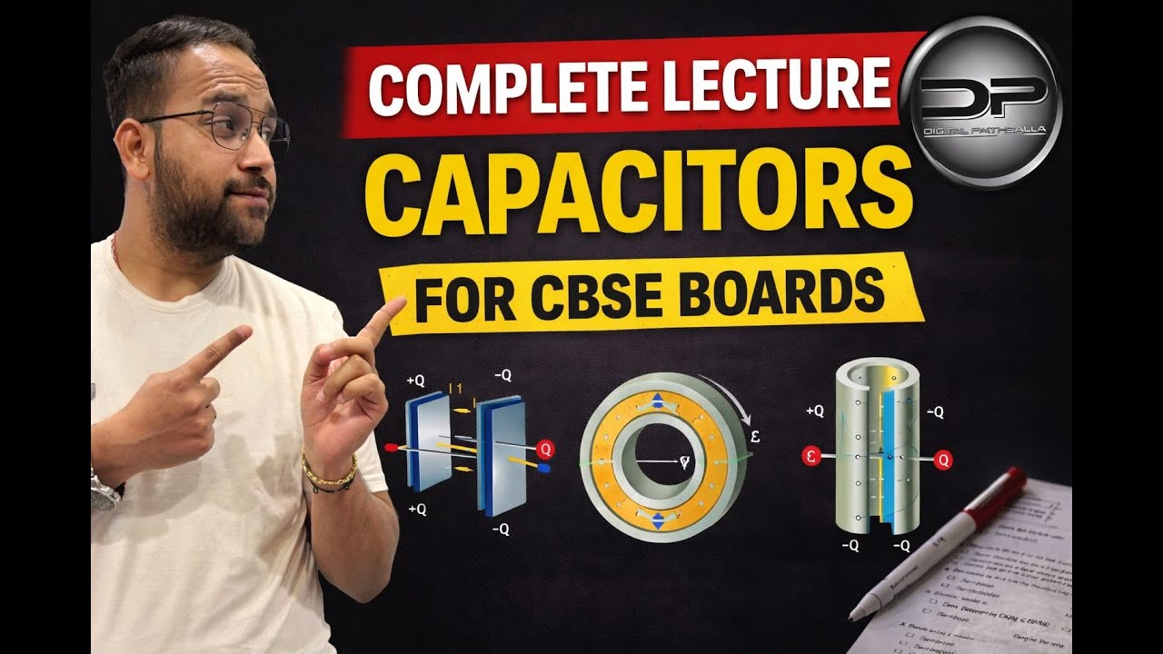 Capacitors One Shot Complete Chapter | Class 12 Physics CBSE | Board Exam Special #cbse #cbseboard