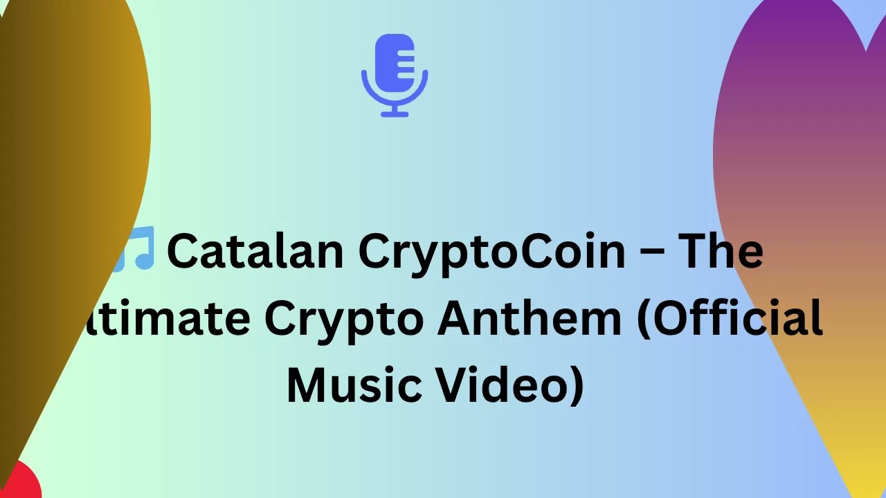 🎵 Catalan CryptoCoin &ndash; The Ultimate Crypto Anthem Official Music Video