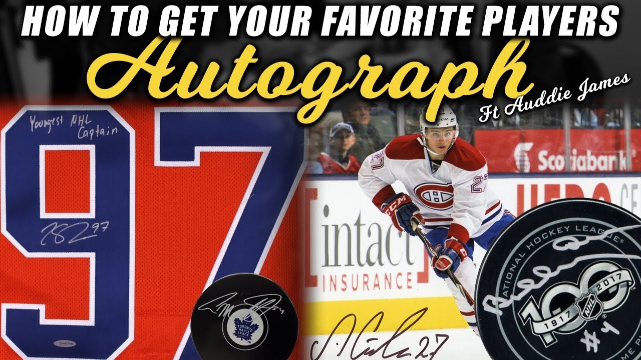 How to Get Your Favorite NHL Players Autograph (ft Auddie James)
