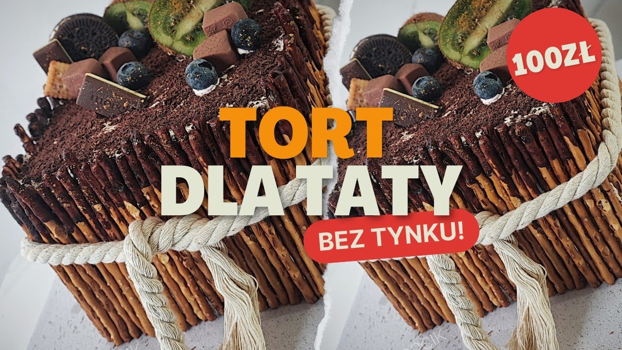 Jak ozdobić tort dla Taty? Prosty pomysł, wielki efekt!!!