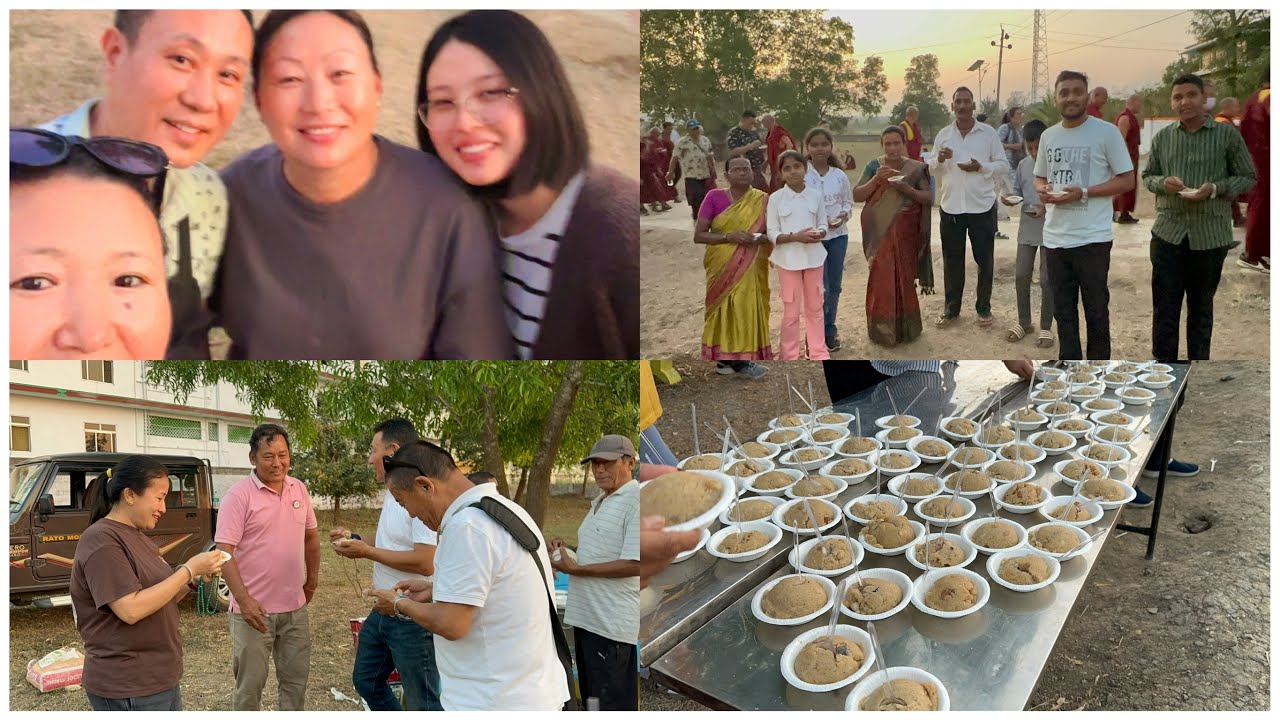 MOMENT CAPTURED ,HAPPIEST PEOPLE AROUND LINGKOR//OFFERINGS & PRAYERS // MUNDGOD 