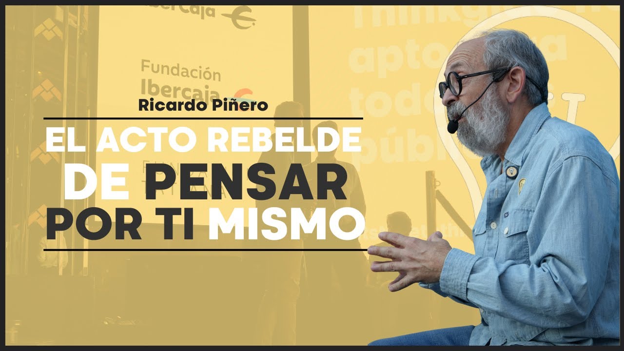Thinkglao en la Plaza de Sol con Ricardo Piñero: Pensamos solos.