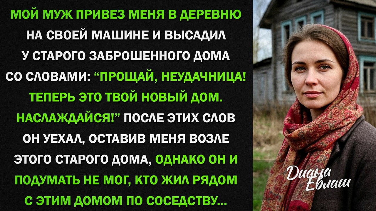 Муж привез меня в деревню и бросил там возле старого дома, но он не знал