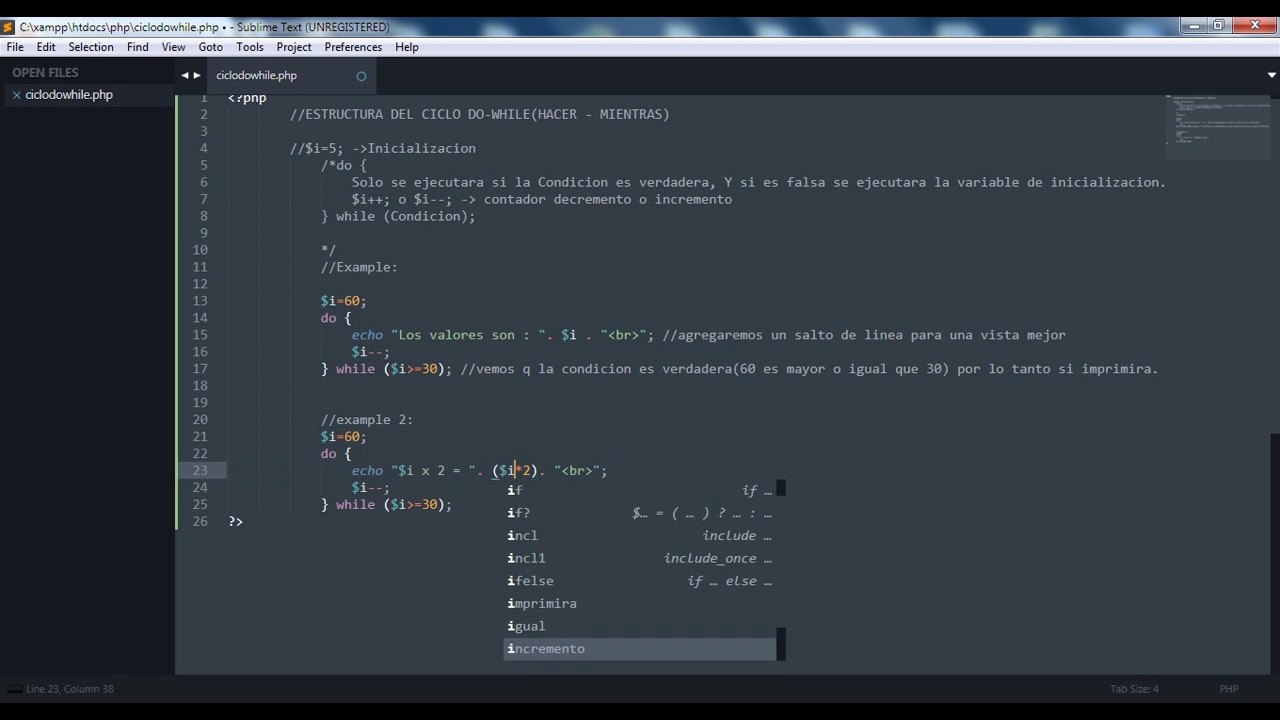 PHP 15 - Ciclo Do While