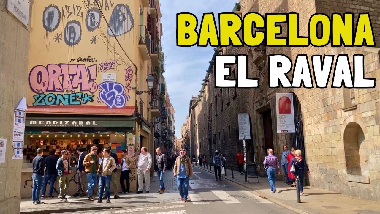 [BARCELONA] BARRIO EL RAVAL | Peligroso y auténtico a la vez | Virtual Tour Marzo 2024