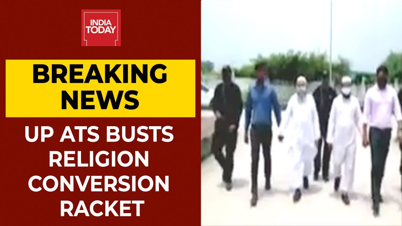 UP ATS Busts Big Religion Conversion Racket In Noida; 2 People Arrested | Breaking News