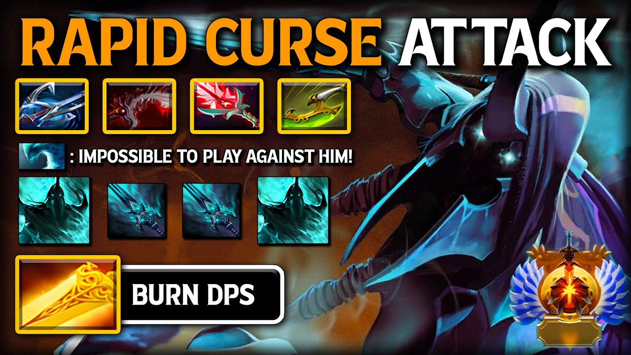 RAPID CURSE ATTACK | Carry Abaddon With Radiance Burn DPS Item 100% Zero Mercy to Morphling DotA 2