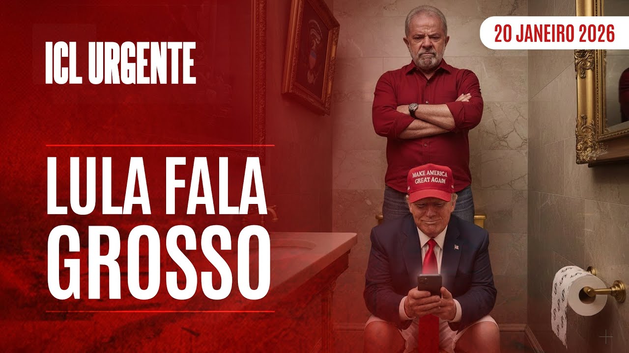 ICL URGENTE  - 20/01/26 - PRESIDENTE DIZ QUE TRUMP QUER GOVERNAR O MUNDO PELO TWITTER
