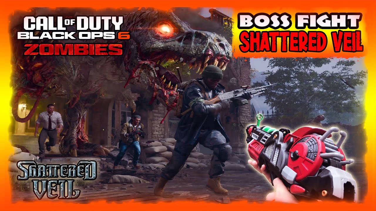 BO6 ZOMBIE - GAMEPLAY BOSS FIGHT SHATTERED VEIL + CINÉMATIQUE FINALE