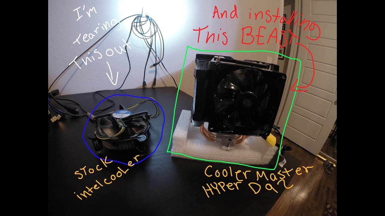 Cooler Master Hyper D92 Install!