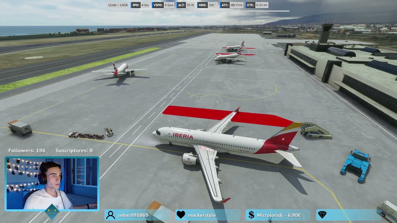 APROXIMACIÓN PELIGROSA | ALMERIA - GIBRALTAR / LEAM - LXGB A320 NEO | IVAO - MSFS 2020