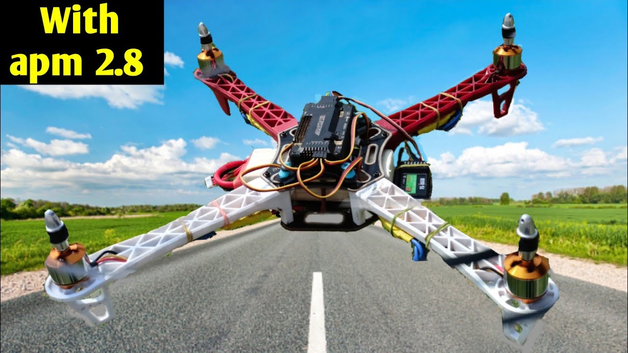 How to make a quadcopter drone with apm 2.8 flight controller in hindi step by step tutorial