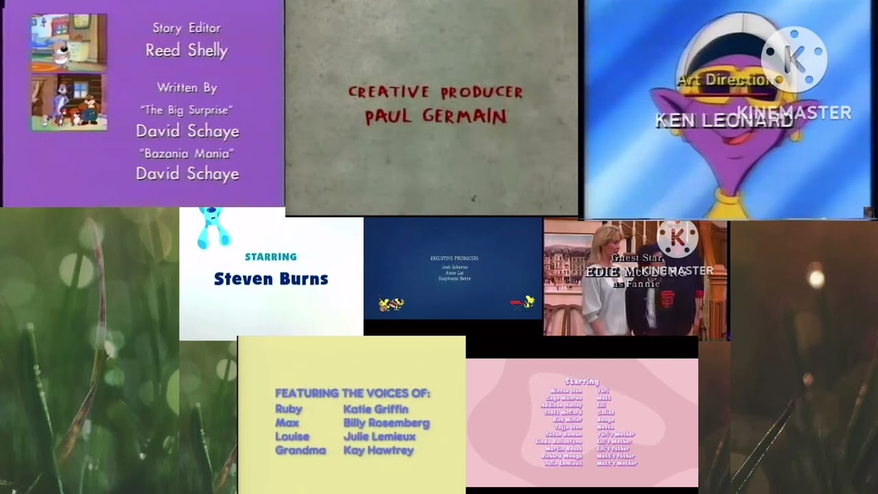 Blue’s Clues, Dan Vs, M&R, MBBF, PB&J, Rugrats, TSS, TWS, Widget the World Watcher Credits Remix