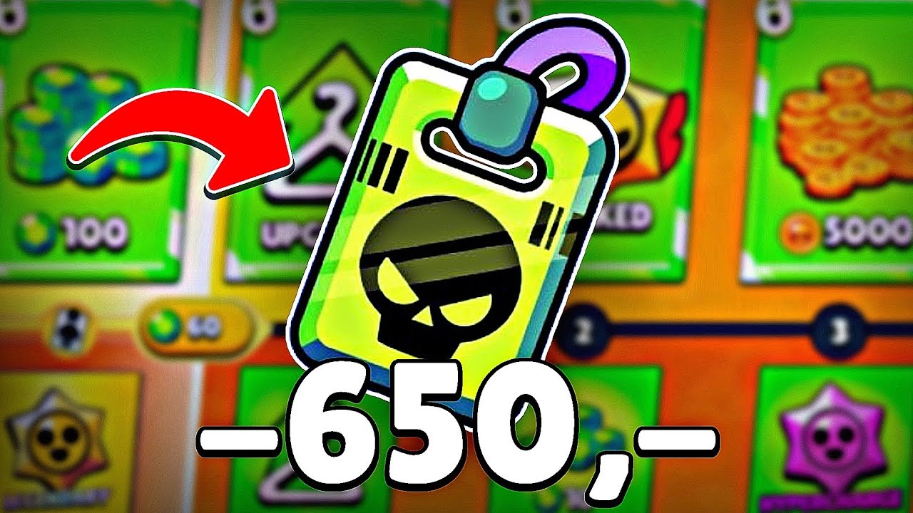 MŮJ *PRVNÍ* PRO PASS V BRAWL STARS!!! 🤑🥇