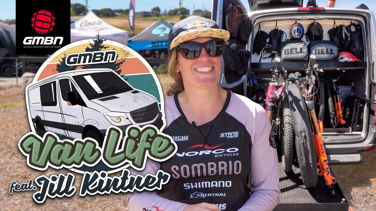 The Ultimate MTB Vehicle? Jill Kintner Van Tour | Mountain Bike Van Life