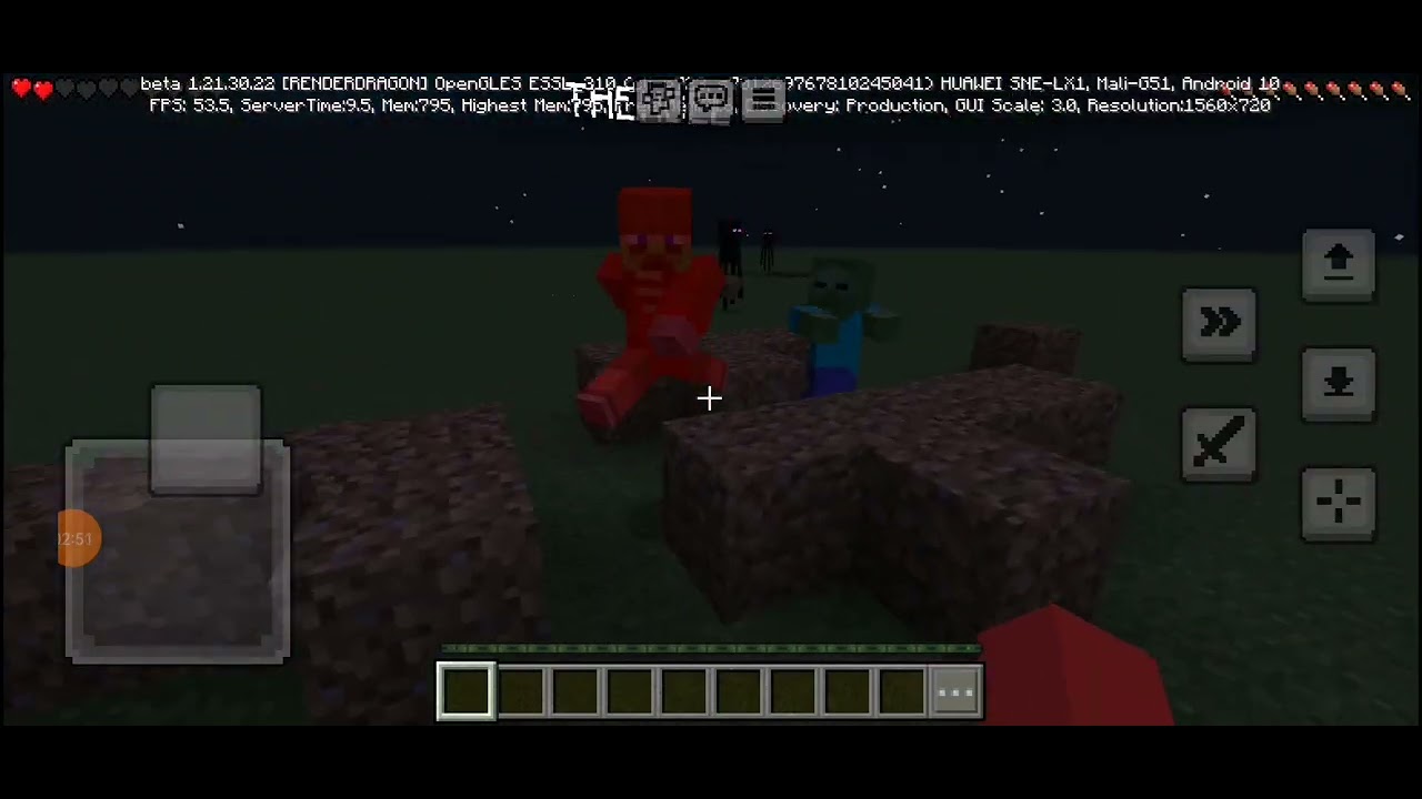 je test la survie avec mon couzz