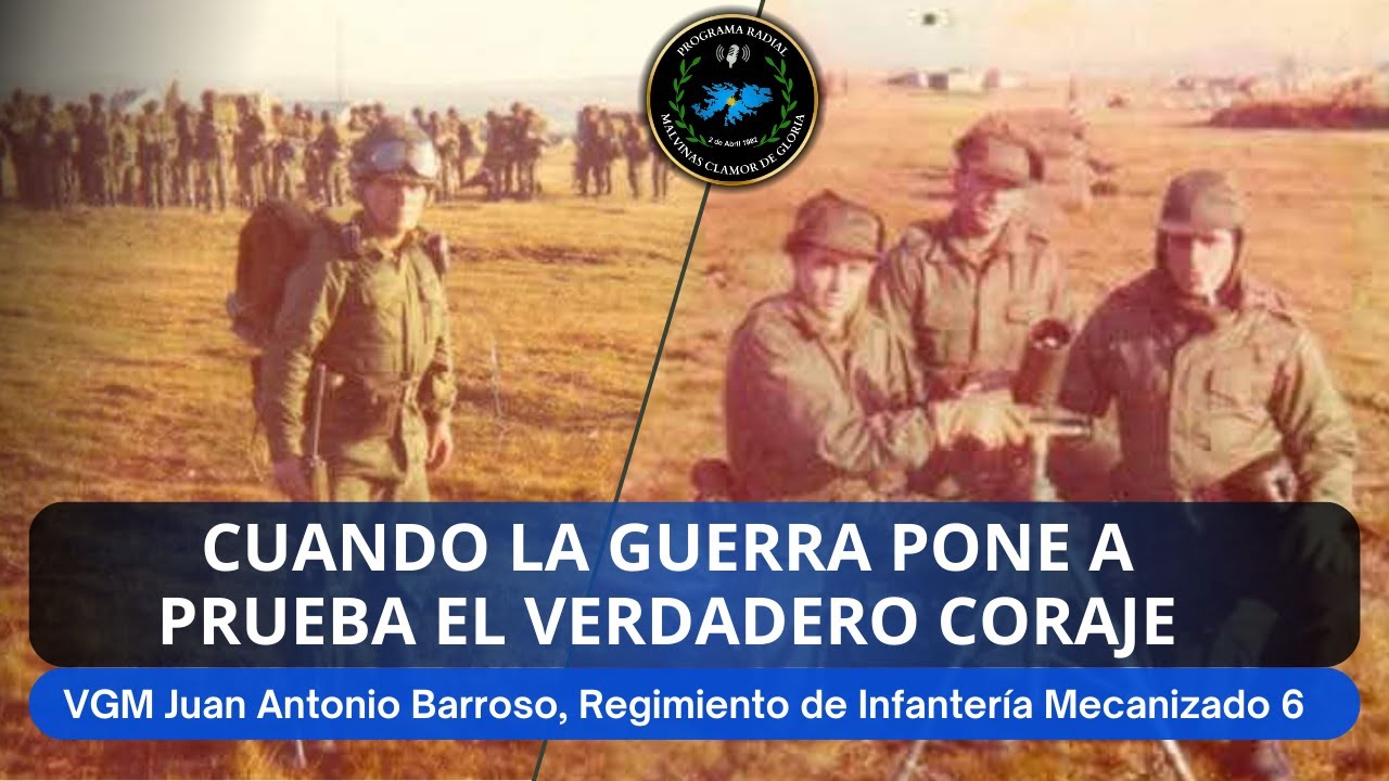 MALVINAS| Entrevista al VGM Juan Antonio Barroso, perteneciente al RI Mec. 6 del Ej&eacute;rcito Argentino.