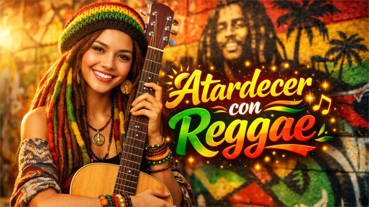 Atardecer con Reggae – Música para Relajarse🍁🌞