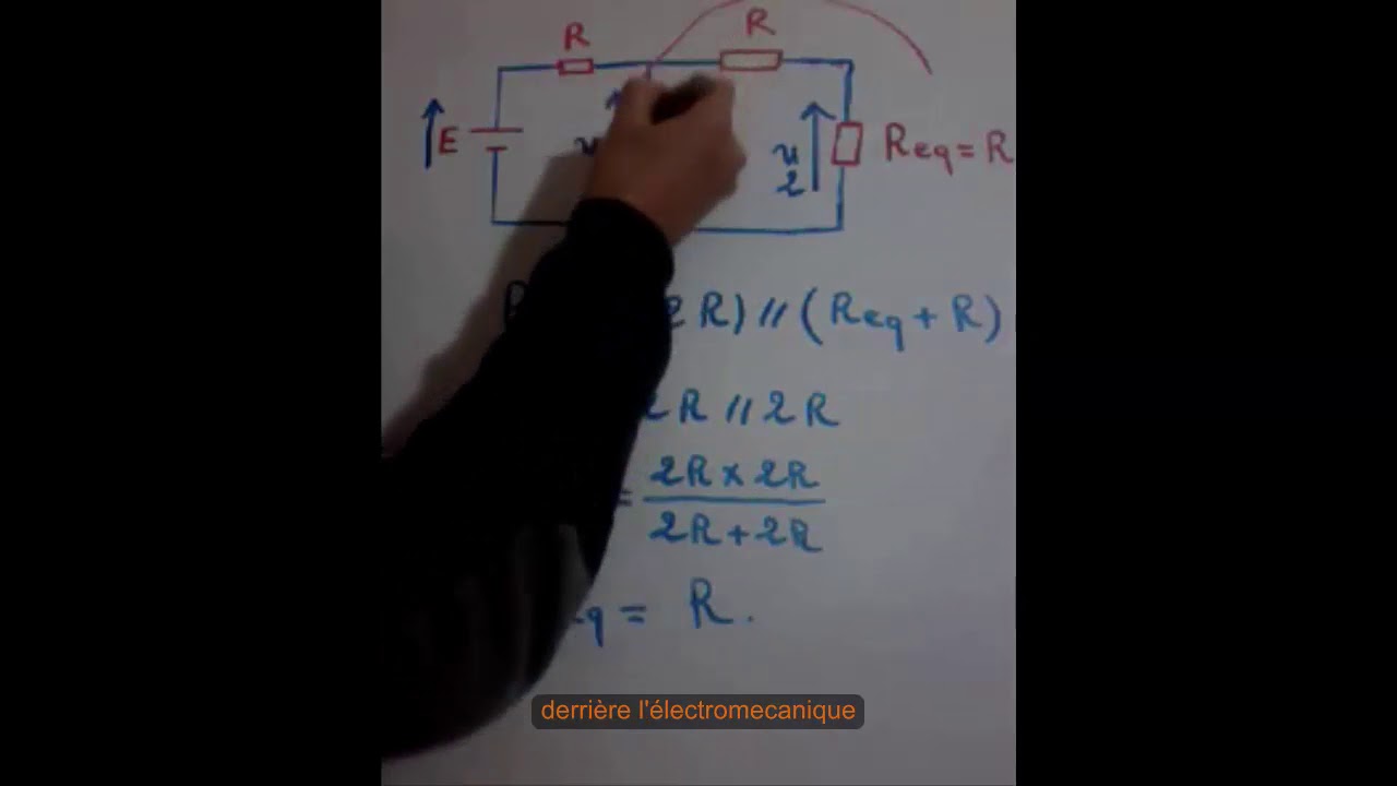 électricité#3 diviseur de tension exercice d'examen