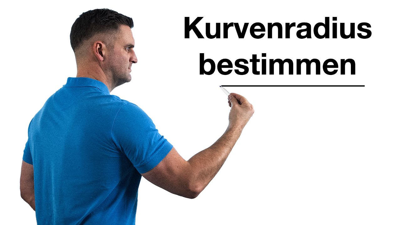 Kurvenradius bestimmen | Mathe by Daniel Jung