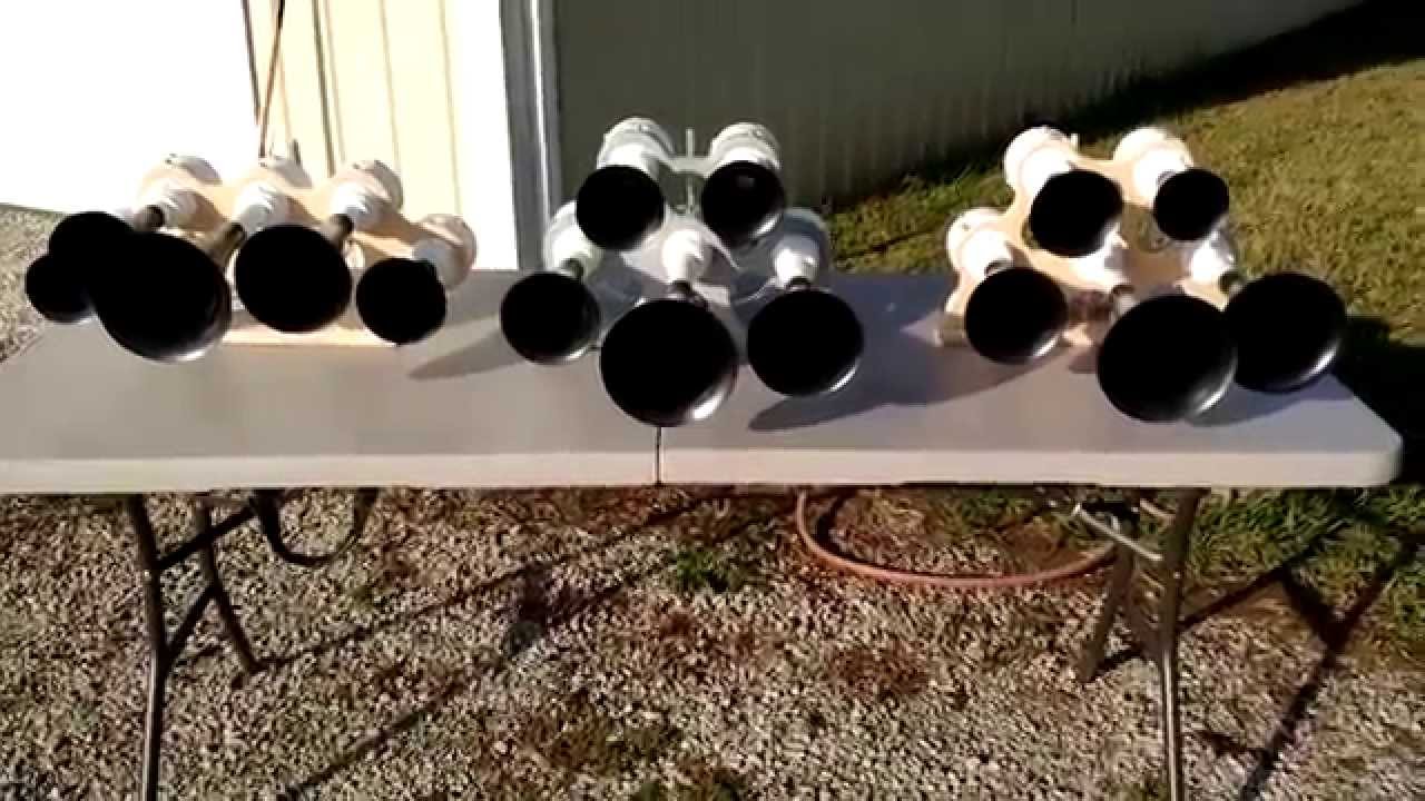 PVC Train Horn M5, K5LA, and RS-5T dB test