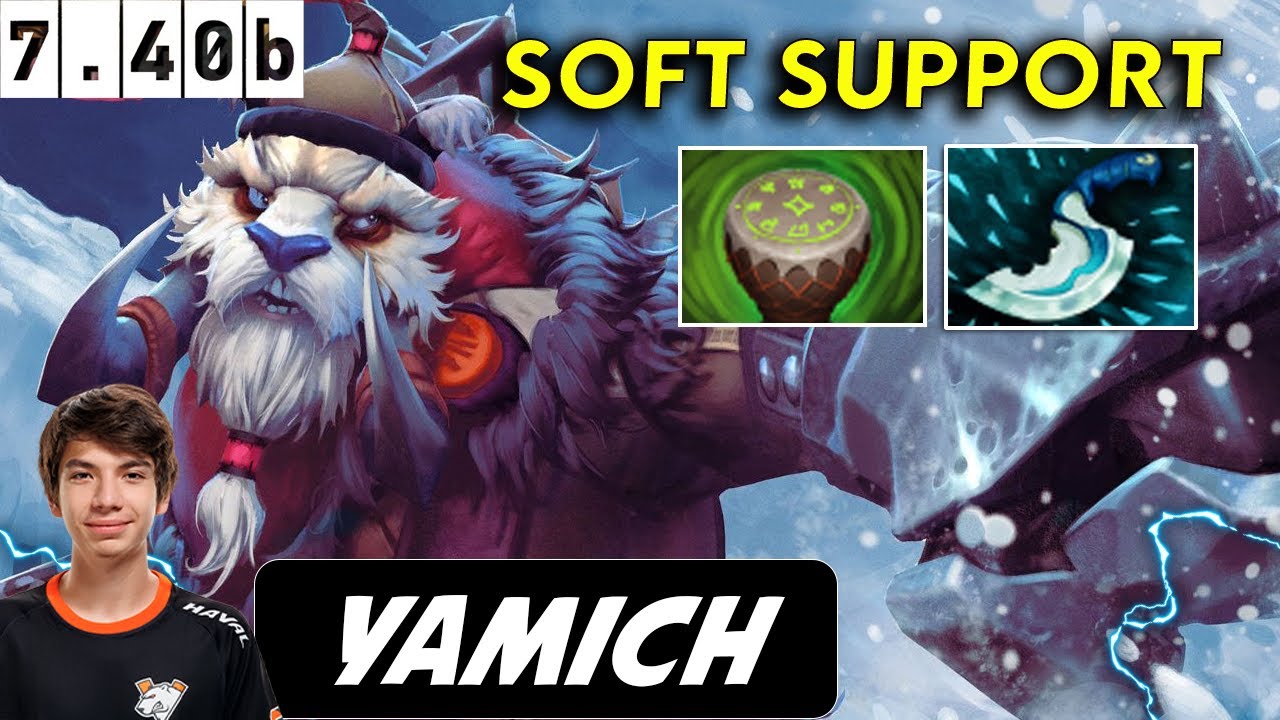 Yamich Tusk Soft Support - Dota 2 Patch 7.40b Pro Player Full Gameplay