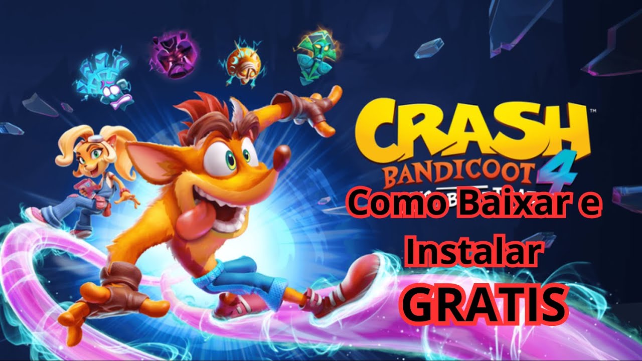 Como Baixar e instalar Crash bandicoot TOTAL MENTE GRATIS TUTORIAL COMPLETO..