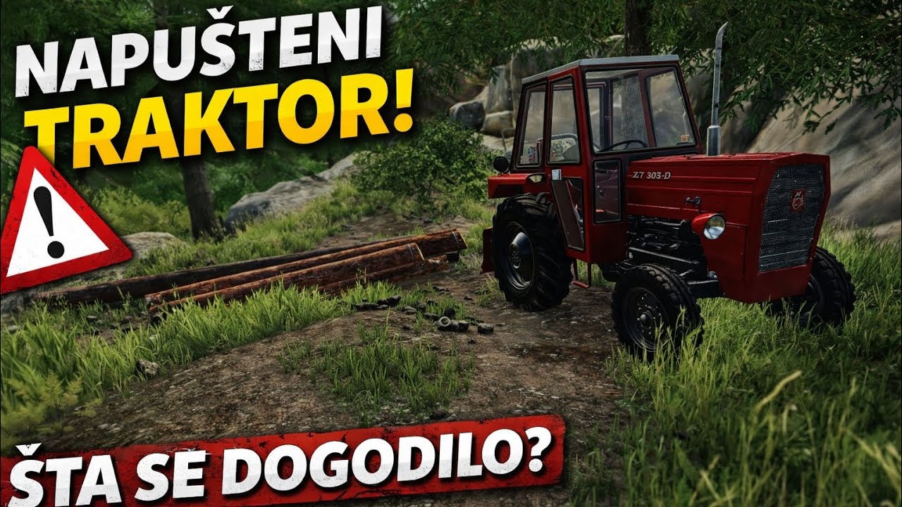 NAPUŠTENI TRAKTOR USRED ŠUME – ŠTA SE DOGODILO?