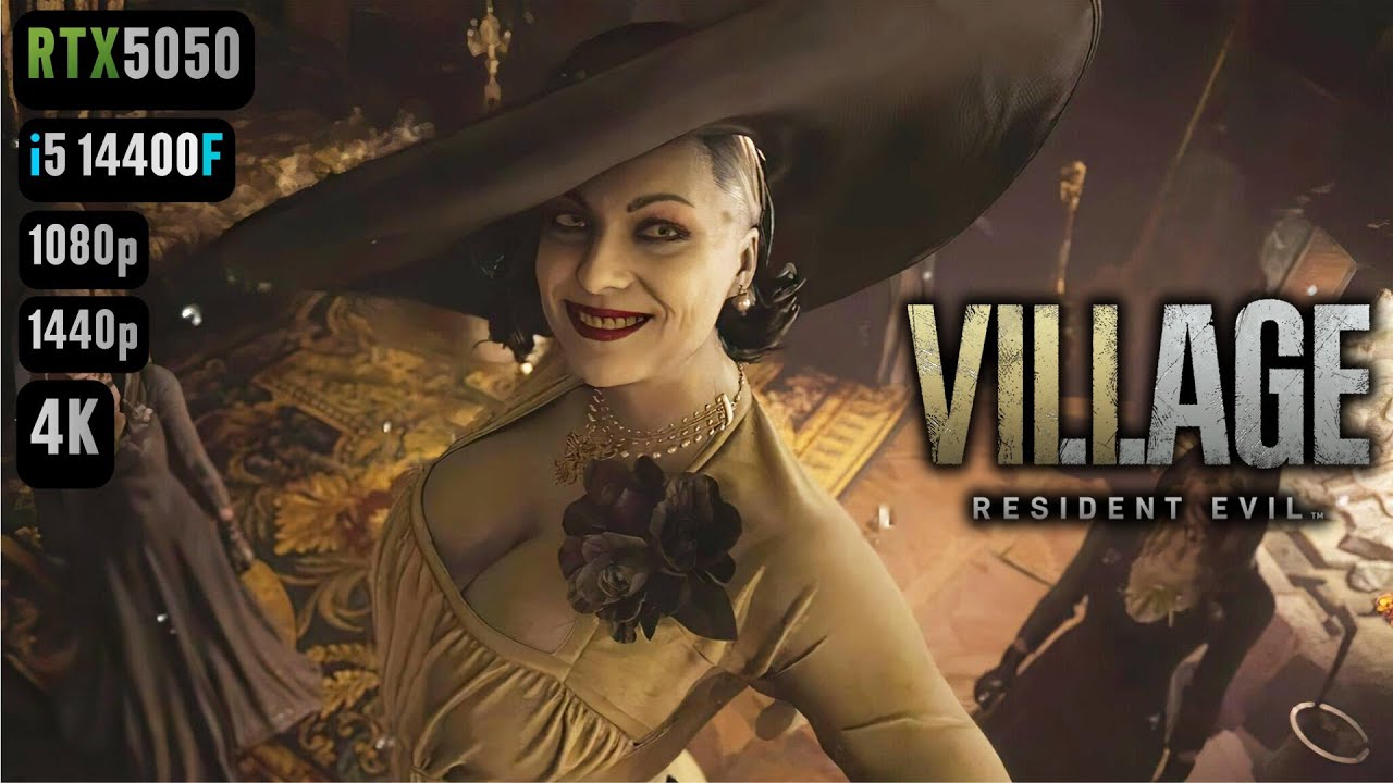 Resident Evil Village RTX 5050 FPS TEST | Resident Evil 8 RTX 5050 & i5 14400F Benchmark