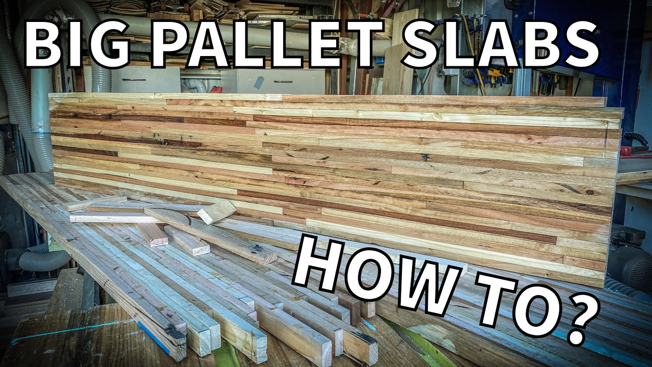 BIG Pallet Wood Slabs -This one is a how to!