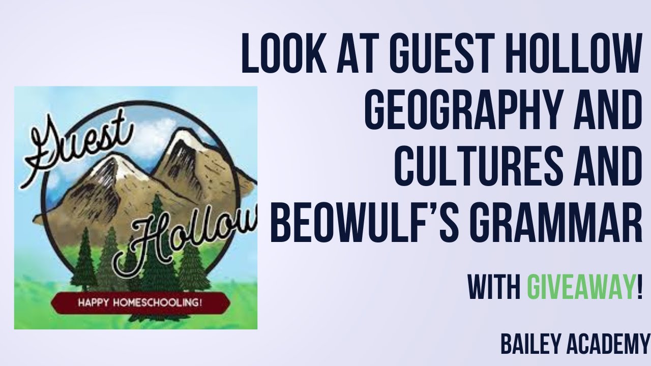 A LOOK AT GUEST HOLLOW GEOGRAPHY AND CULTURES AND BEOWULF GRAMMAR | WITH GIVEAWAY!!